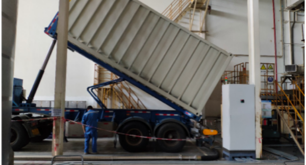 集裝箱卸車系統